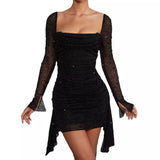 2024 Fashion Spring And Summer New Long-Sleeved Temperament Dress 68HZ