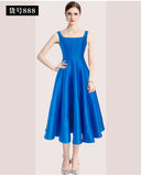 French Hepburnian Niche Temperament Retro Sling With Large Hem Pendulum Sling Dress Fluffy Dress Dress 68HZ