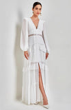Deep V Goddess Fan Gentle Sweet Fashion Hollow Tea Rest Temperament Fairy Fairy Sister Light Luxury Dress 68HZ