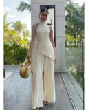 2025 Women's Set Autumn New Fashion Casual Loose Solid Color Two-Piece Set 68HZ