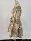 2025 Dress Spring New Long-Sleeved Retro Skirt Australian Holiday Dress Women's Fashion Trend 68HZ