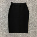 Tight And Elastic Classic Skirt Sexy Bag Hip Skirt Black Dress Long 58Cm Export Quality 68HZ