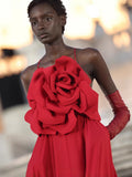 Women's Slings Handmade Three-Dimensional Solid Dress Dress Dress Women's Dress 68HZ