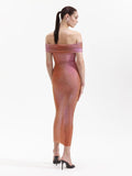New Fashion Dress Elegant V-Neck Sexy Hot Diamond Into Shoulder Sleeve Banquet Dress Bodyd Women 68HZ
