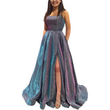 Dress 2025 New Summer Sling Flash Party Birthday Party Choral Performance Dress Woman 68HZ