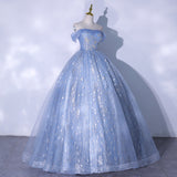 Dress 2025 New Vocal Art Test Temperament Cinderella Piano Performance Ponpong Skirt Shoulder Evening Dress Woman 68HZ