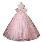 Super Fairy Evening Dress Pink Word Shoulder Vocal Piano Art Princess Ponpong Skirt Adult Ceremony Host Dress Dress 68HZ