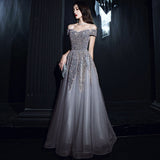 Gaoding Evening Dress Long 2025 New Yu Sister Heavy Industry Presided Over The Senior Texture Repair Starry Night Dress 68HZ