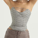 Sweet And Spicy Women's New Sexy Sexy Body-Dear Braided Short-Ed-Bossed Hottie Top Girl 68HZ