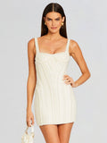 High-End Women's New Sexy Nail Bead Sling Bag Hip Dress Skirt Short Dress Dress Dress Dress Dress 68HZ