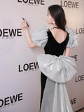 Evening Dress Dress Host Female Fishtail French High-End Light Luxury High-End Niche Vocal Music Exam Banquet Famous Fae 68HZ