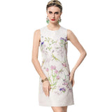 Heavy Industry Nail Pearled Pearled Tidered 3D Flower Shown Skinny Young Dresses Summer Women's Dress 2025 68HZ