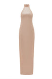 New Sexy Babes Beads Bag Ass Women's Hanging Neck Dress Open-Fork Lily Dress Dress 68HZ