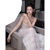 Light Wedding Dress Heavy Lifting High-End French Super Fairy Morning Robe Out Of The Same Banquet Dress Dress Dress 68HZ