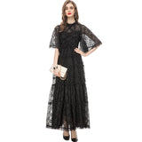 Heavy Industry Lianglid Leafs Pink-Senage Princess Style Dresses Summer Women's New 2024 68HZ