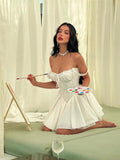 CB French Pure Desire Elegant Sling Dress Sweet Age-Rearing Ballet Dopamine Wearing Belt Strap Fluffy Skirt 68HZ
