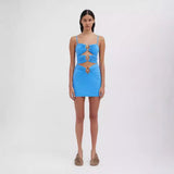 INS Wind High Quality Women's Dress Slings Low-Chested Sexy Hollow Bodyd Banding Skirt 68HZ