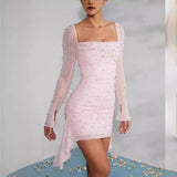2024 Fashion Spring And Summer New Long-Sleeved Temperament Dress 68HZ