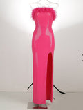 Fashion High-End Women's Sexy Out-To-Shoulder Tective Dress Dress Dress Dress Dress Dress Woman 68HZ