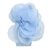 Women's High-End Oblique Shoulder Decoration Flower Dress White Wedding Party Dress Step Skirt 68HZ