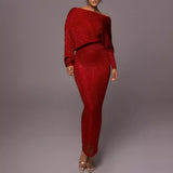 2025 New Slanted Shoulder Sexy Women's Dress 68HZ