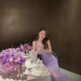 Morning Dress Dress New Chinese Dopamine Design Macaron Sling Dress 68HZ