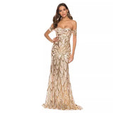 Wish Ebay Sexy Sling Strip Long Dress Deep V-Neck Elastic Drag Dress 68HZ