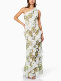 Seaside Resort Wind Collar Sleeveless Dress 2025 New Embroidered Wood Ear Design Long Dress Woman 68HZ