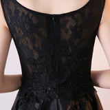 Evening Dress Woman 2025 New Simple Generous Temperament Black Long Banquet Dignified Host Dress 68HZ