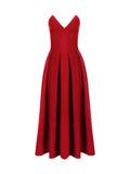 High-End Women's Sexy Chest-Clothed Fish Bone Girded Spring Dress Dress Women Elegant Dress Evening Dress 68HZ