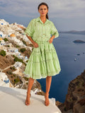 Holiday Wind 2025 Spring New Temperament Small Ribbon Embroidered Lace Shirt + Women's Dress 68HZ
