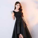 Evening Dress Woman 2025 New Simple Generous Temperament Black Long Banquet Dignified Host Dress 68HZ