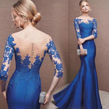 Evening Dress Woman 2025 New Banquet Host Performance Fishtail Long Repair Bride Wedding Toasting Suit 68HZ