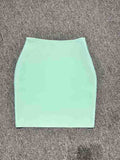 2025 Sexy Crossover Skirt High-Waisted Mini-Banded Hip Dress Night Shop Half-Dress Short Skirt Women's Night Club 68HZ