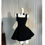 French-Style Black Sling With Black Slings With Thin New Elegant Retro Short Dress Dress Banquet Dress Dress Dress Dress Girl 68HZ