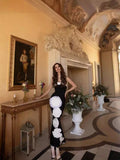 High-End Women's Three-Dimensional Flower Thigh Dress Female Light Luxury High-End Temperament Long Sleeveless Fishtail Banded Skirt 68HZ