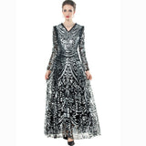 Heavy Industry Yellow Liliu Sexy V-Necked Banquet Long Dress Dresses New Women's Spring And Autumn 2025 68HZ