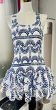 Sweet And Spicy Sexy Wind 2024 Spring New Loose Waist Fold Design Lotus Leaf Side Short Sling Dress 68HZ