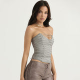 Sweet And Spicy Women's New Sexy Sexy Body-Dear Braided Short-Ed-Bossed Hottie Top Girl 68HZ