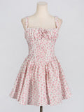French Tea Break Skirt 2025 Spring New Word-In-Word Print Mini-Dressed Back To Thin Dress Woman Trend 68HZ