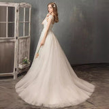 French Light Wedding Dress 2025 New White Engagement Dress Temperament Waist Fish Tail Lace Welcome Yarn 68HZ