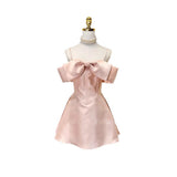 Small Design Three-Dimensional Large Butterfly Braided Shoulder Sling Fish Bone Waist A Dress Dress Dress Dress 68HZ