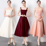 The New Bride's High-End Engagement Dress Can Usually Wear A Red Sling To Marry French 68HZ