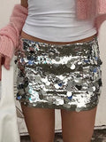 High-End Women's Fashion Sexy Squint Bag Hip Short Skirt Temperament Half-Dress Dress Dress Dress Dress Woman 68HZ