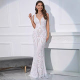 Exploding Beads Sling Dress Dress Women's Dress Sexy Night Dress Wedding Dress 68HZ