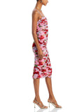 Spring And Summer New Fashion Flowers Milk Silk Brith Flower Fork Dress Can Be Adjusted To Hang The Dress Woman 68HZ