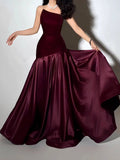 Elegant Crocoat Tecticles Dress Dress 2025 Summer New Irregular Splicing Design Long Dress Dress Woman 68HZ