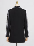 High-End Famous Lady Light Luxury Suit 2025 Spring New Heavy Industry Nail Beads High-End Slim Slim Thin Suit Jacket Woman 68HZ