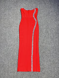 Heavy Industry Temperament Show The Figure Fish Bone Set With A Chest To Wrap The Waist Splicing Bag Fish Tail Dress Open The Bandage Dress Skirt 68HZ