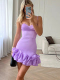 Women's Summer New Sexy Folded Skirt Sling With Dress Dress Dress Dress Skirt 68HZ